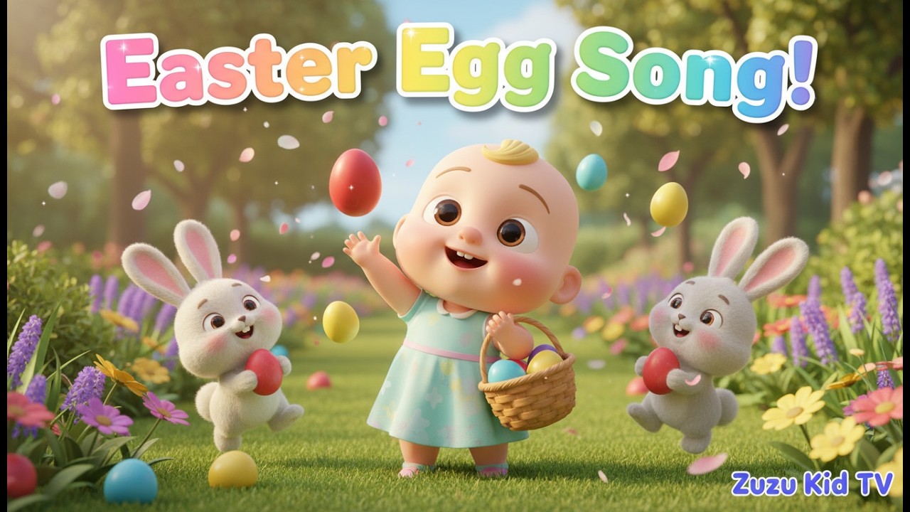 Easter Egg Song + More Color Song | Kids Nursery Rhyme, Color Hunt & Playful Fun 🐣🌈🎶