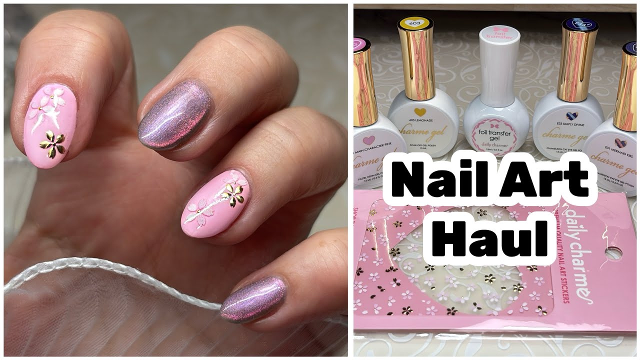 NEW Chameleon Cat’s Eye Nails from Daily Charme| Nail Sticker Hack