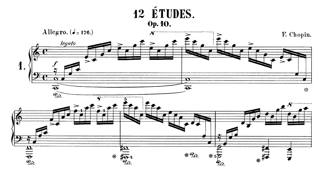 Chopin / Robert Goldsand, 1953: Etude Op.10 No. 1 in C major - CHS 1133