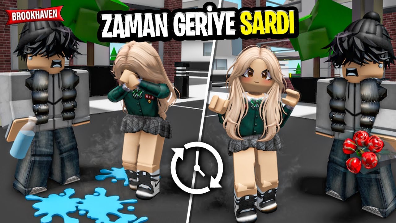 YANLIŞ KARAR VERİNCE ZAMANDA GERİ DÖNDÜM! roblox brookhaven 🏡rp
