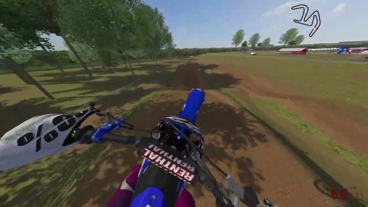 Little Ride on Walnut Track mx bikes 😱😱😱#mxbikesgameplay #yzr #bikes