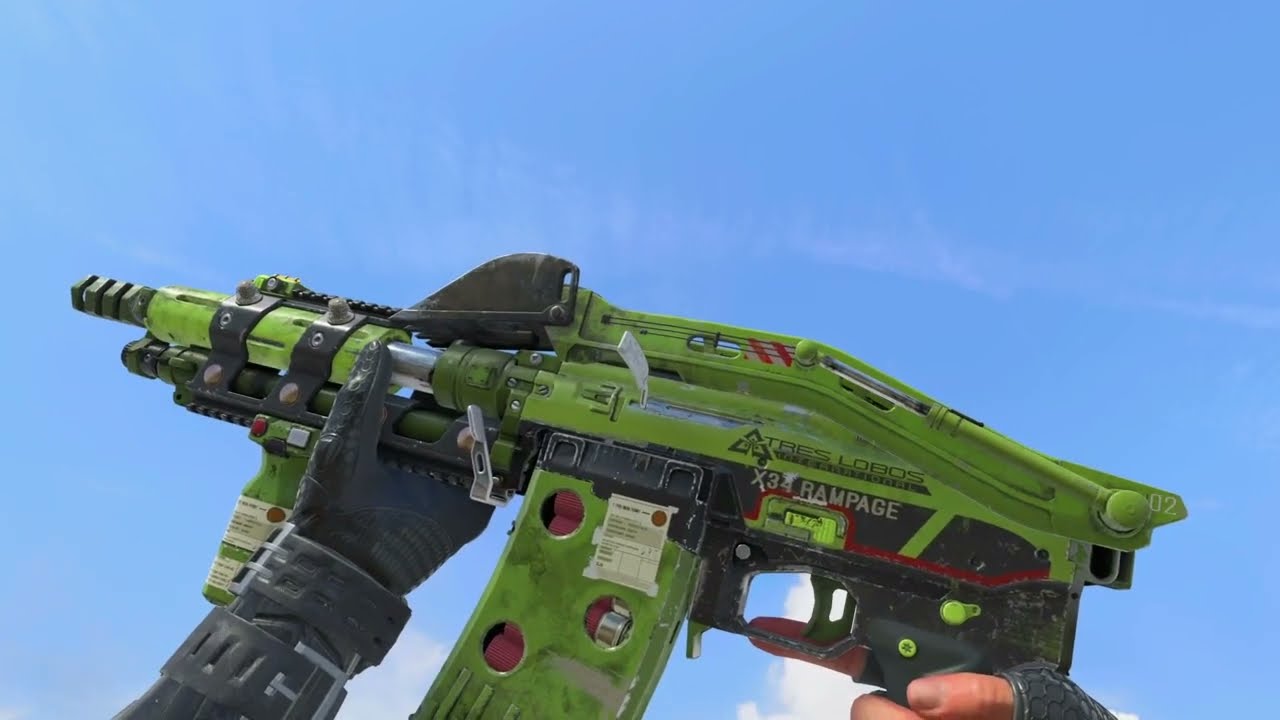 COD BO4 - Rampage (Desecrator) Mastercraft Weapon Animations