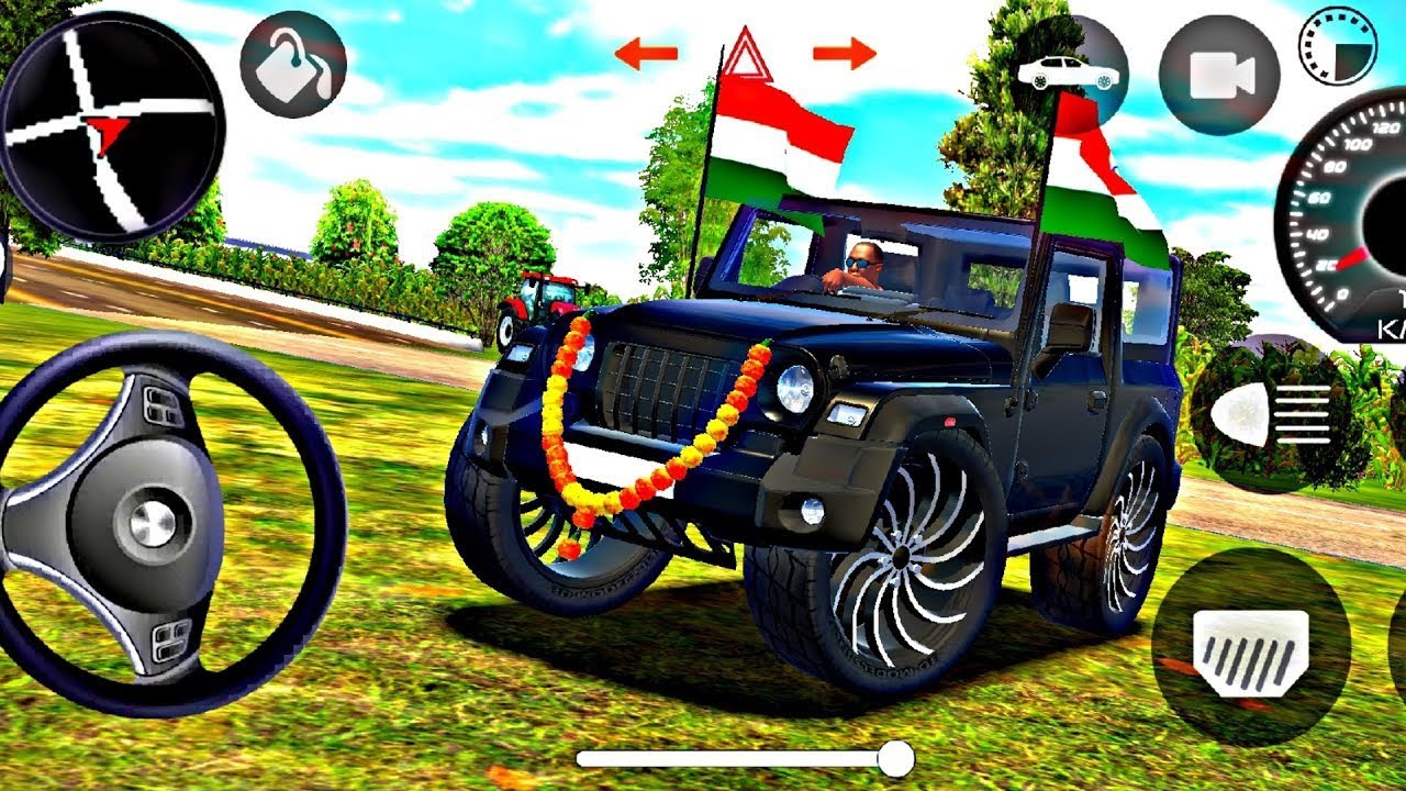 New THAR Driving in Indian Vehicles Simulator 3D 😱 | Realistic Offroad