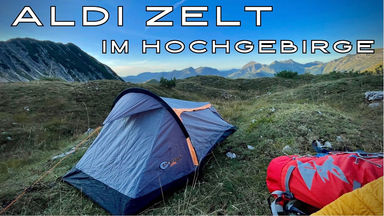 Aldi UL Zelt Test am einsamen Alpen See - Tour Erfahrungen - Apus 2 im Hochgebirge @maratokambo