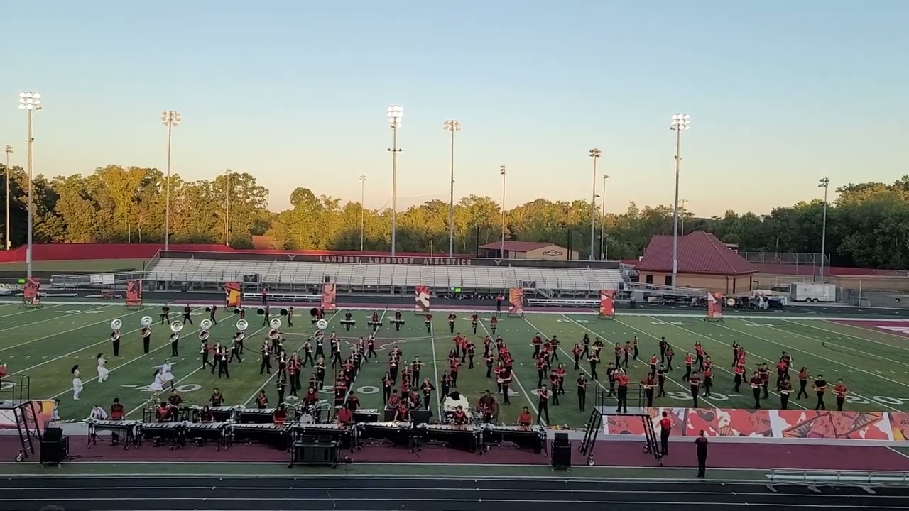 lambert marching band  10/9/23 forsyth County marching exhibition