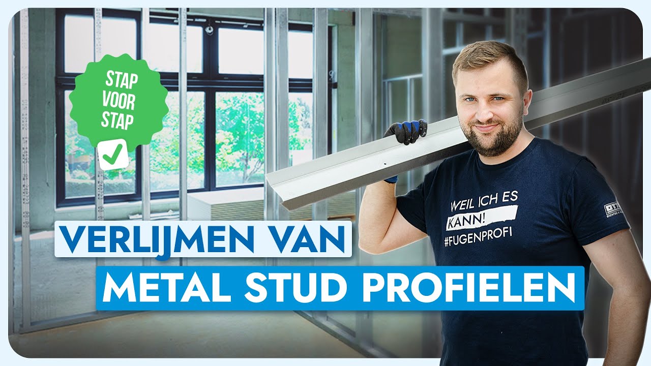 Verlijmen van Metal stud profielen