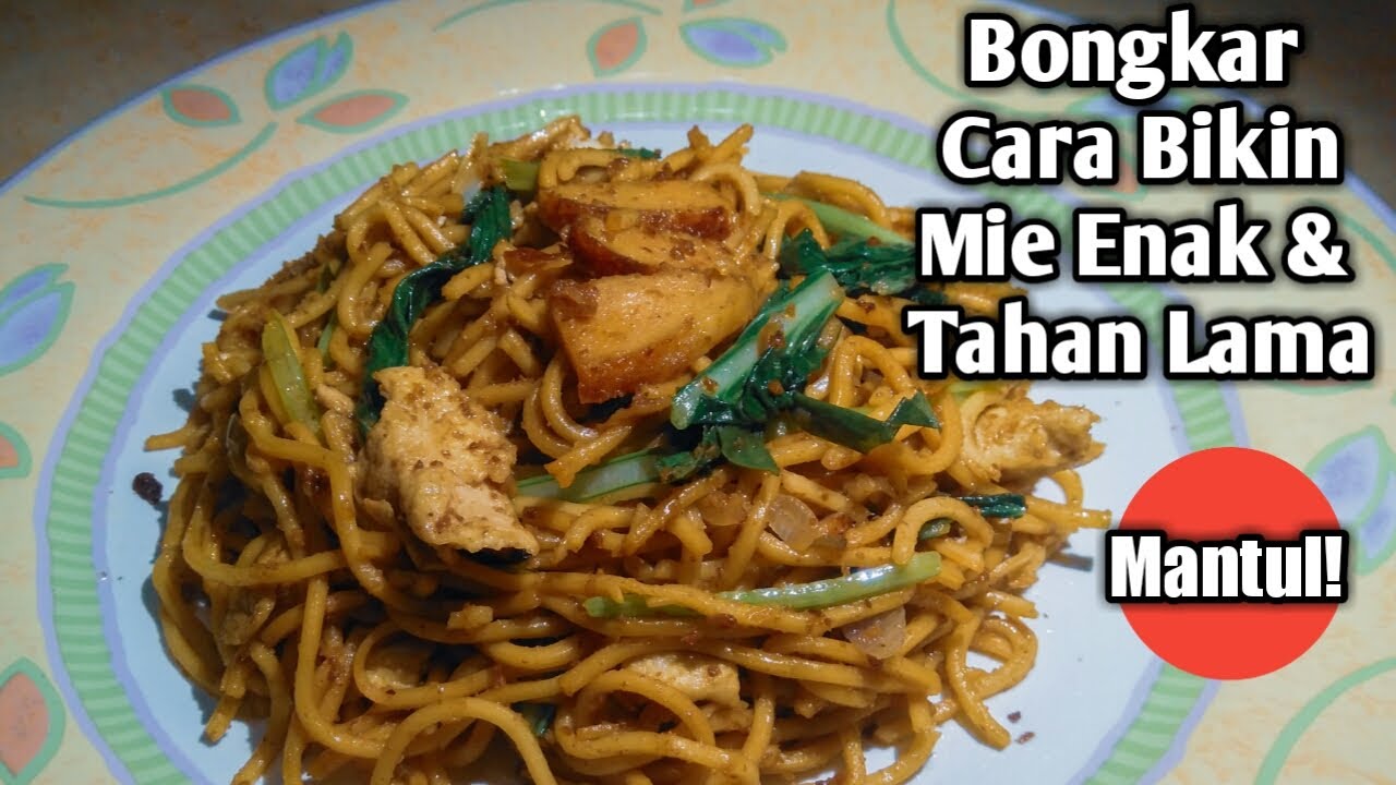 Resep Mie Goreng Ebi Tahan Lama