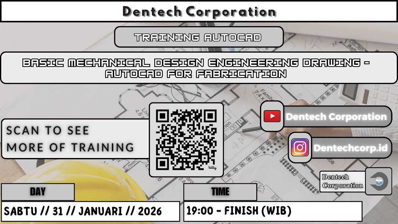 Training AutoCAD Basic Mechanical Design Engineering Drawing – AutoCAD for Fabrication