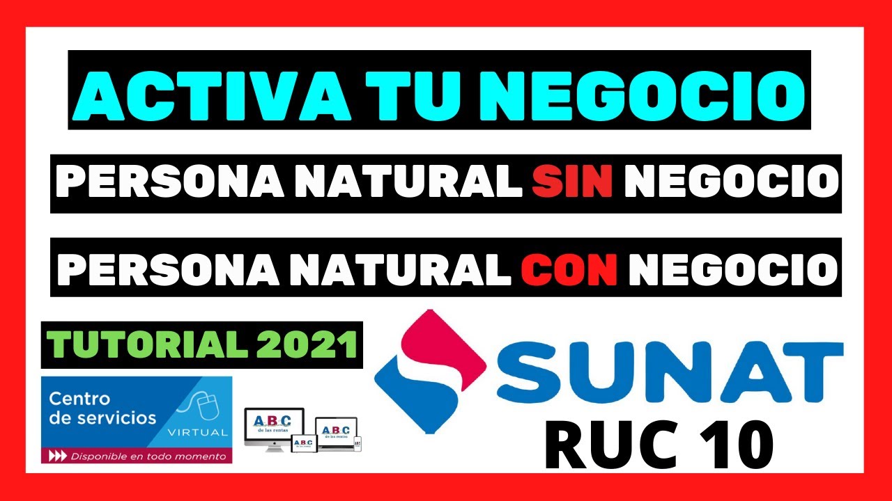 💥 COMO CAMBIAR DE PERSONA NATURAL SIN NEGOCIO A PERSONA NATURAL CON NEGOCIO 💻 RUC 10 [ TUTORIAL ] ✅