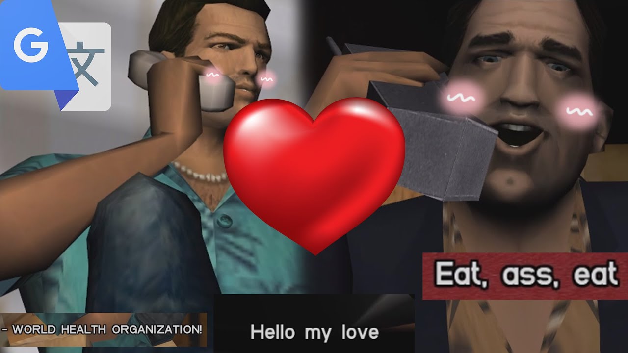 GTA Vice City but it's Google Translated (Grand Car Jacker: Shame City) - All Missions Playthrough