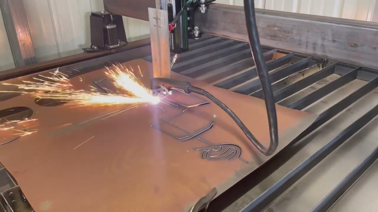 Premier Plasma CNC Table First Cut - C10 Artwork