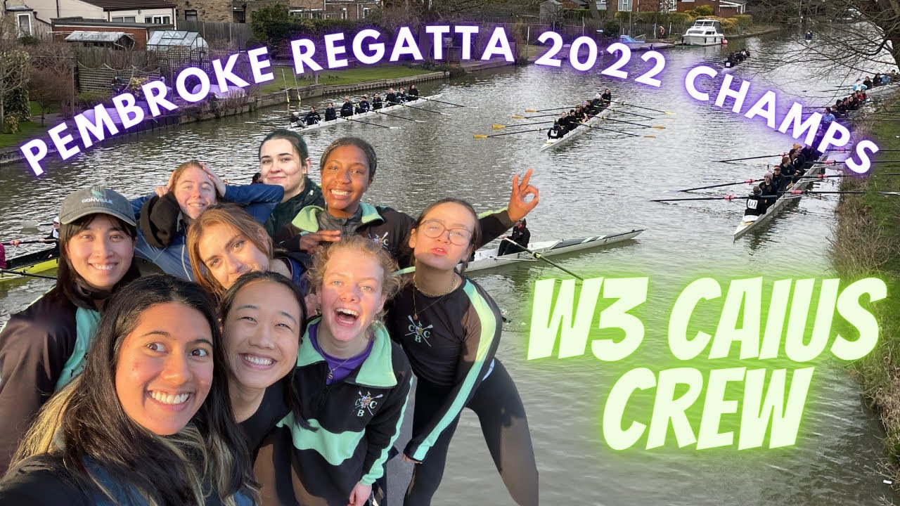 Rowing at Cambridge University - Winning Pembroke Regatta 2022 with the girls WOOHOO!