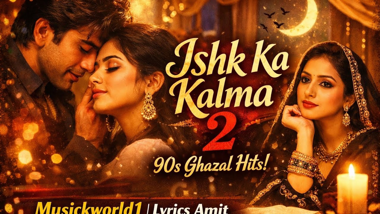 Ishk Ka Kalma 2 ❤️ 90s Ghazal Hits | Heart Touching Love Songs | Musickworld1 Lyrics Amit