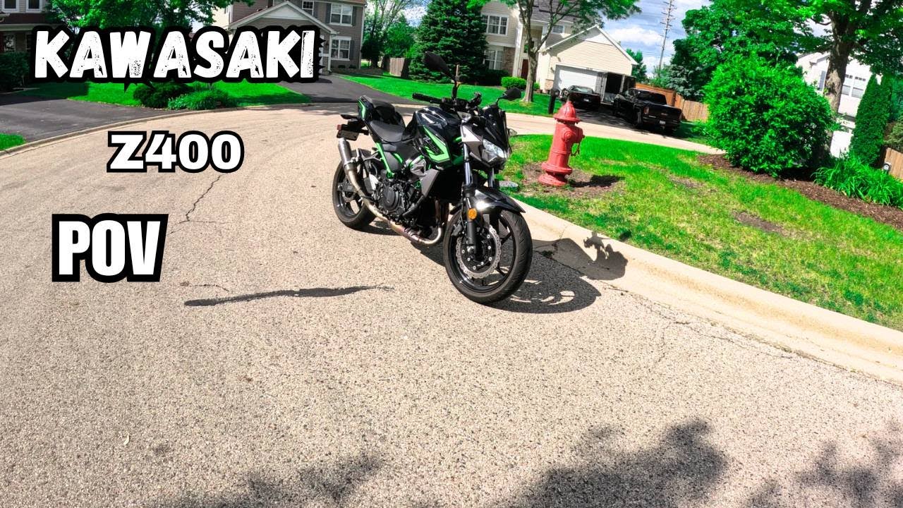 Kawasaki Z400 (Pov) Come Ride with Me!