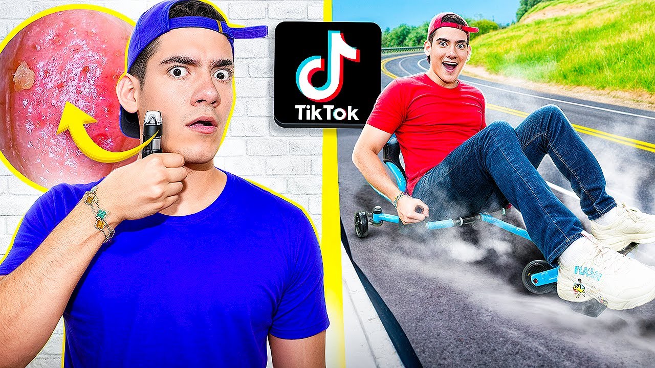 PROBANDO PRODUCTOS VIRALES de TIK TOK !! ( muy divertidos ) - TheDonato