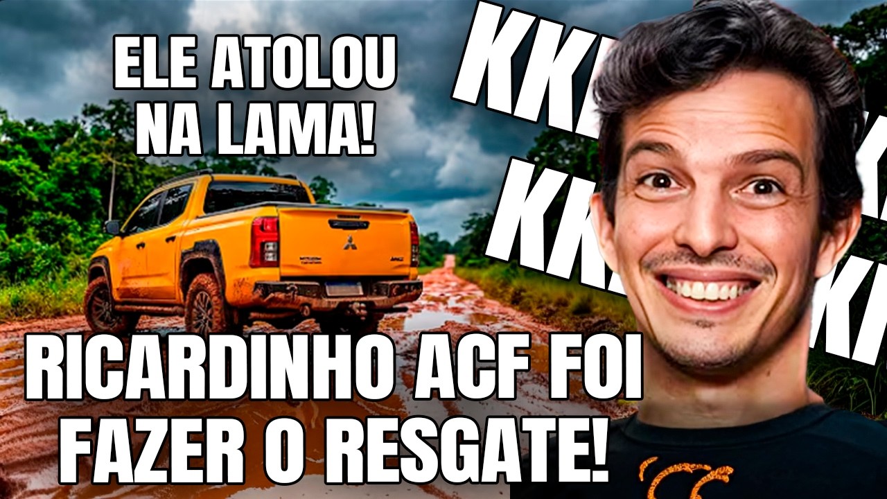 PERRENGUE NA TRANSAMAZÔNIA! RICARDINHO ACF FOI FAZER O RESGASTE E CAIU NA RISADA! KKKK