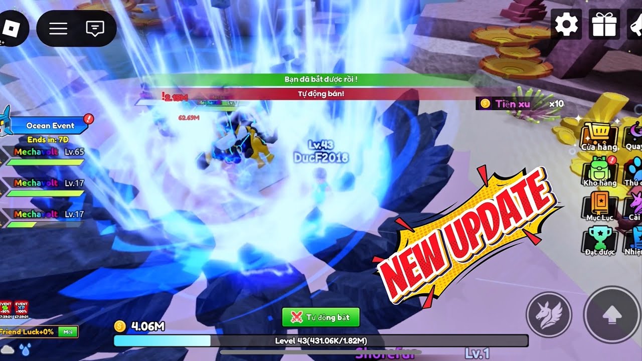 Update Catch a Monster: Pet Mới, Event Mới, Cổng Rift V&agrave; Nhiều Th&agrave;nh Tựu Mới.. #batmotconquaivat