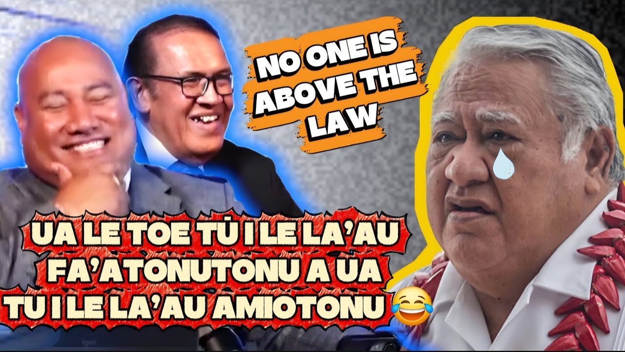 UA LE TOE TŪ I LE LA'AU FA'ATONUTONU A UA TU I LE LA'AU AMIOTONU 😂  / ASIATA & TAUTAI A'E #law 