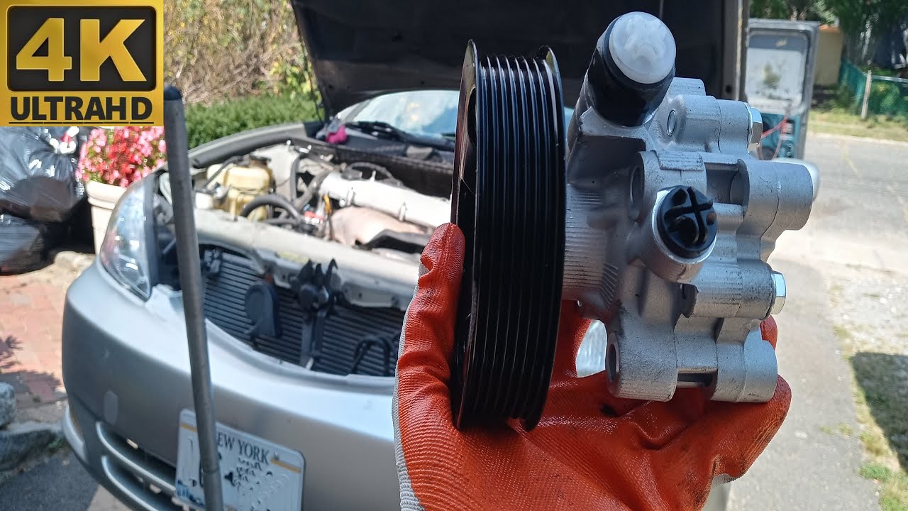 Toyota Camry Solara Noisy Power Steering Pump Replacement Step By Step
