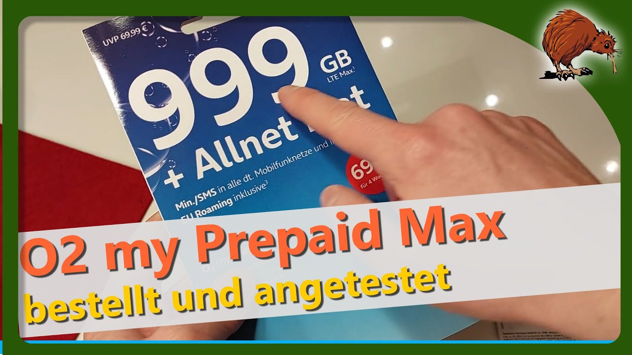 Angetestet: O2 my Prepaid Max Tarif - 999 GB für 69,99 Euro