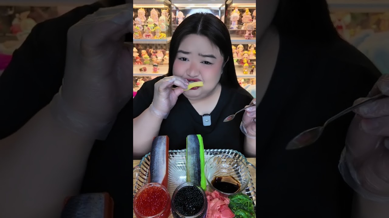 MÚKBENG CÁ TRÍCH ÉP TRỨNG 3VỊ 🥰#food #mukbang 