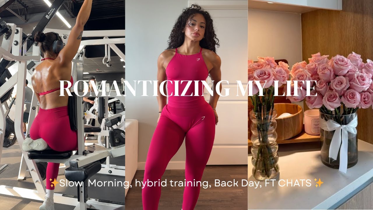 Romanticizing My Life in My 20s 🌸 Slow Morning, 5 Mile Run, Back Workout + Wash Day Routine
