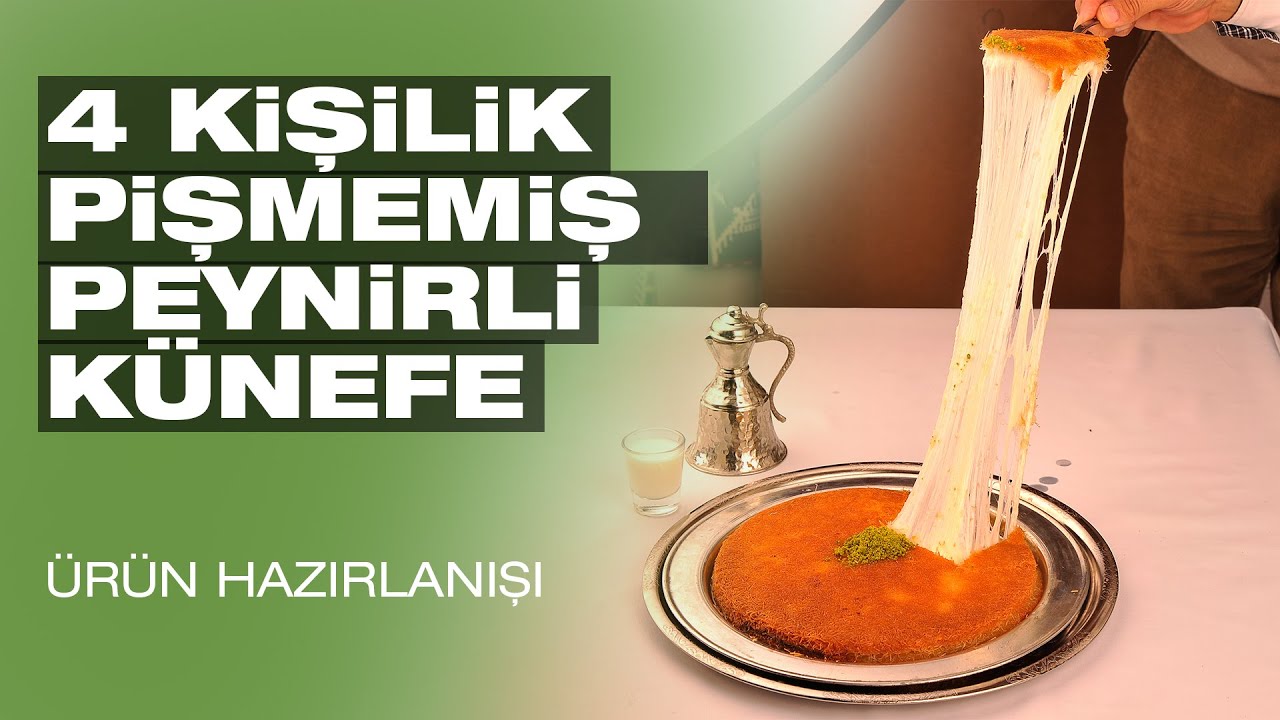 4 Kişilik Pişmemiş Peynirli Künefe (Ürün Hazırlanışı)