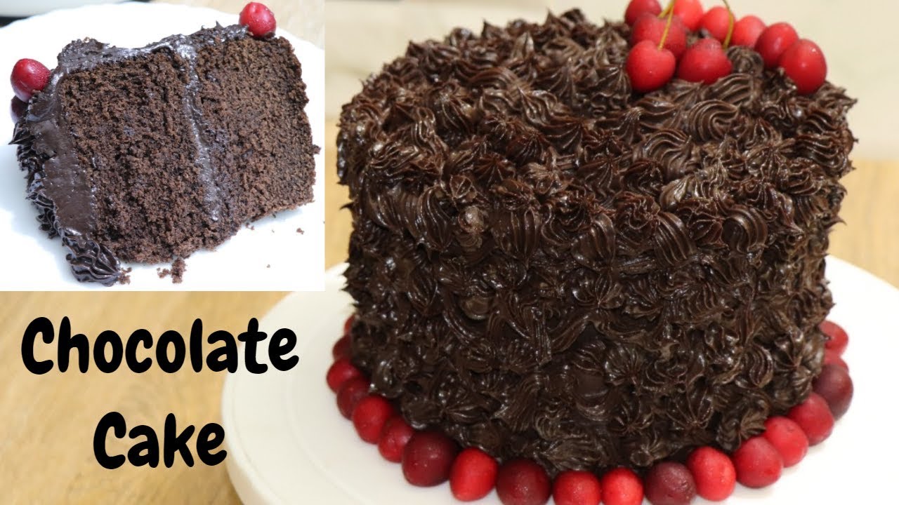 Chocolate Cake Recipe / How to make Eggless Chocolate Cake in Pressure Cooker / Eggless Cake Recipe