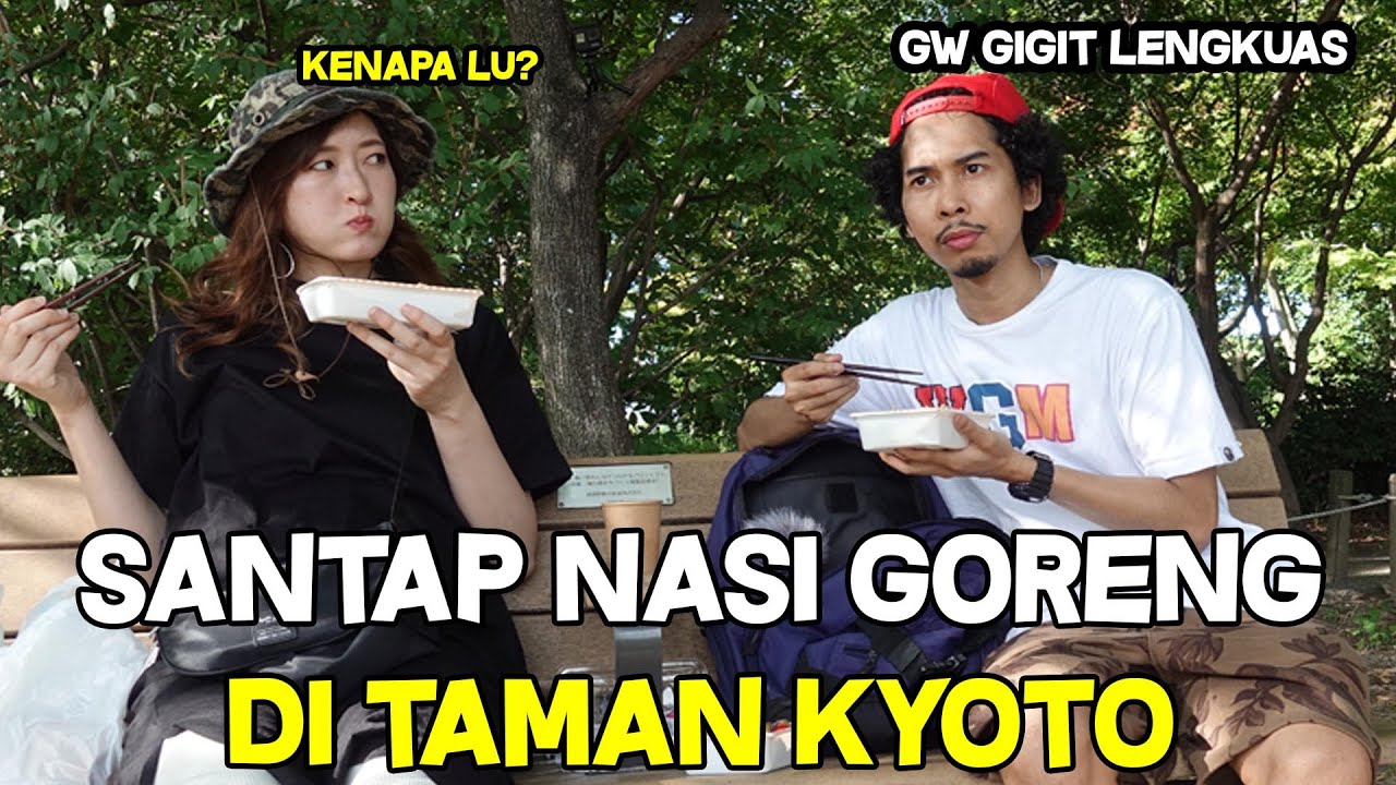 PICNIC DI TAMAN KOTA KYOTO SAMBIL SANTAP OBENTO BARENG ISTRI  !