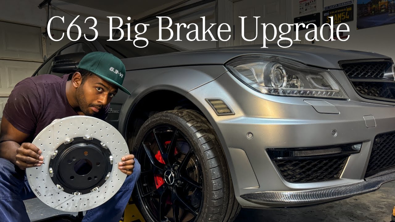 Модернизация двухкомпонентного тормозного ротора Brembo для W204 C63 SLS AMG диаметром 390 мм с п...