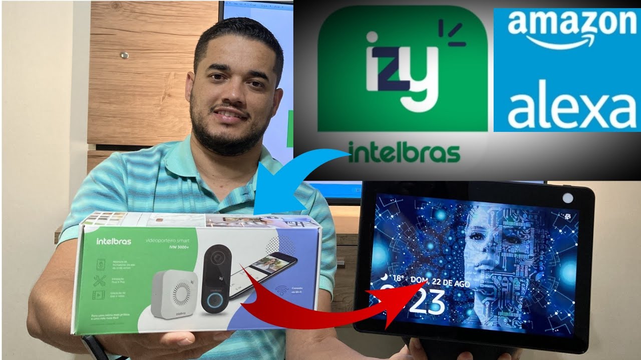 Como configurar, vídeo porteiro intelbras IVW 3000+, na Alexa