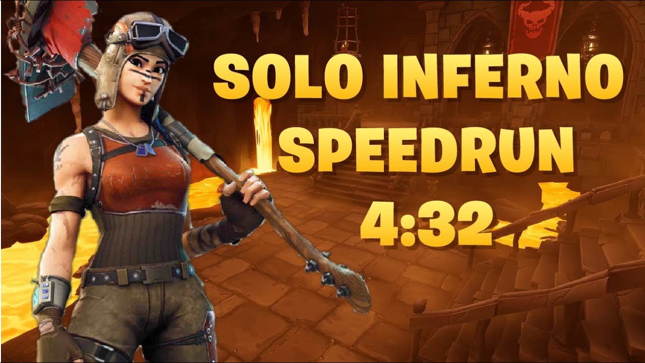 Solo Inferno Speedrun 4:32 - Fortnite Save the World Dungeons