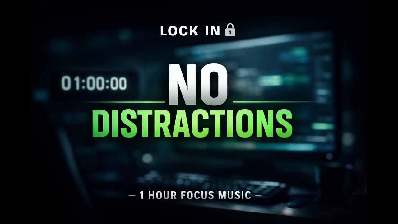 LOCK IN — 1 HOUR FOCUS MUSIC | NO DISTRACTIONS