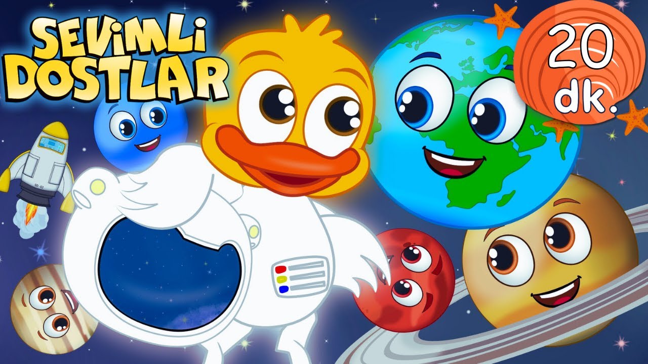 Gezegenler Şarkısı 👩🏼‍🚀🛰️☄️ Sevimli Dostlar Bebek ve Çocuk Şarkıları I Adisebaba TV