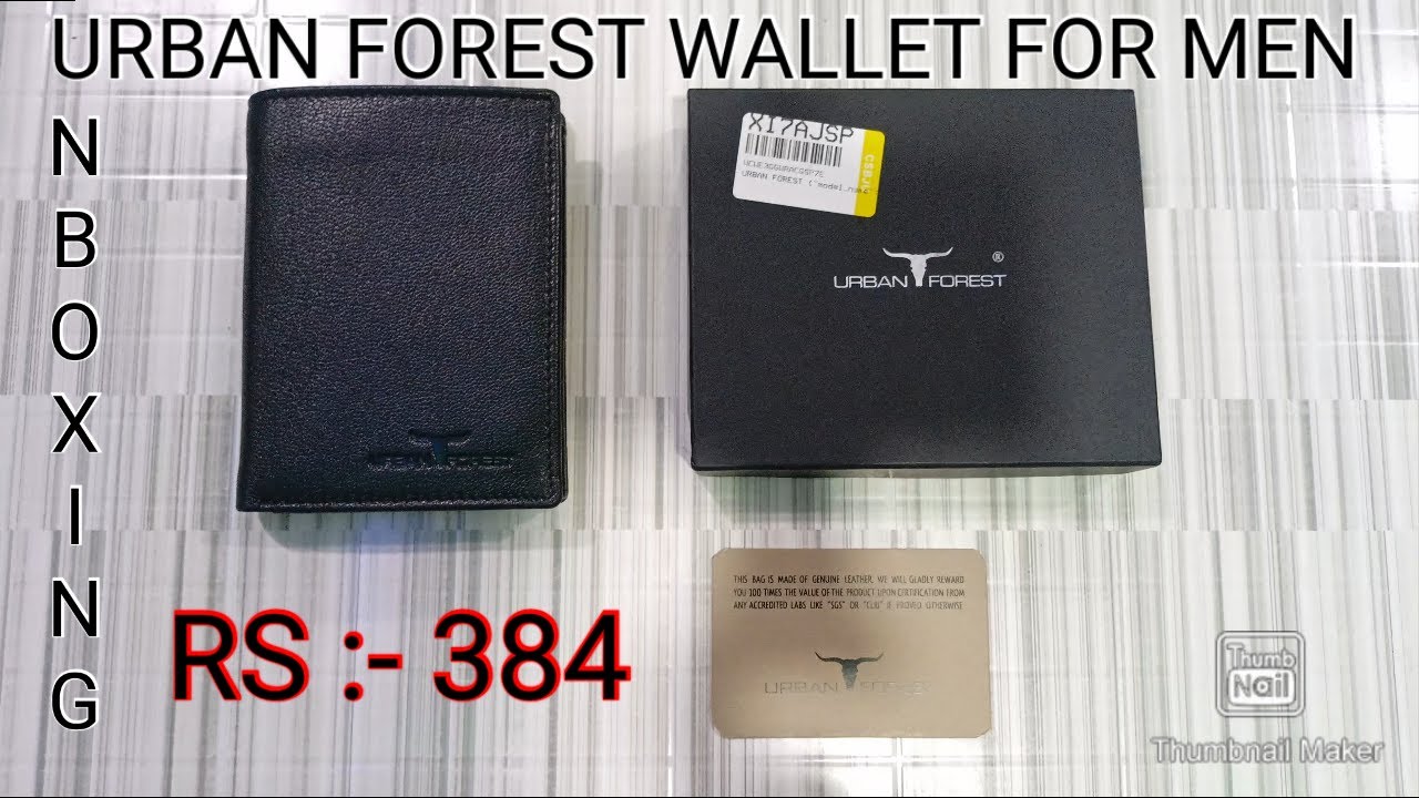 URBAN FOREST wallet for men unboxing buy from flipkart BIG DIWALI SALE