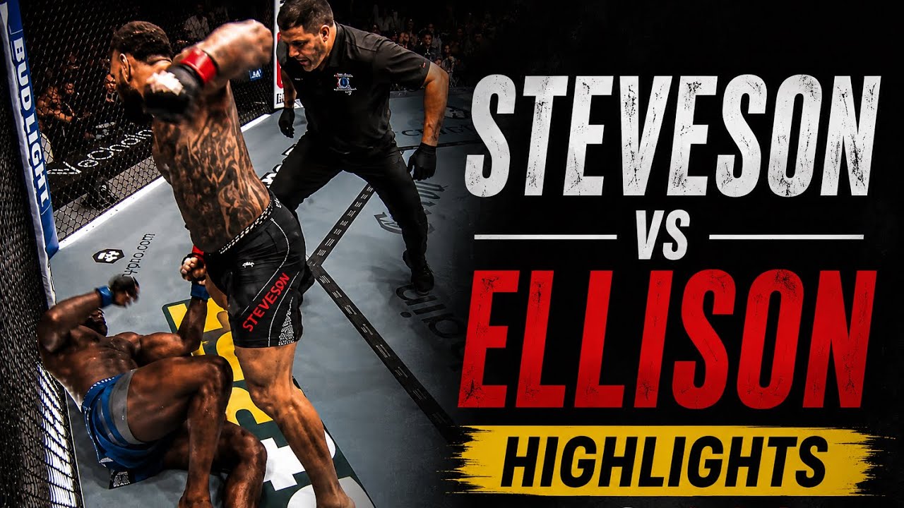 Gable Steveson Quick Finish vs Ellison! 🔥 UFC 329