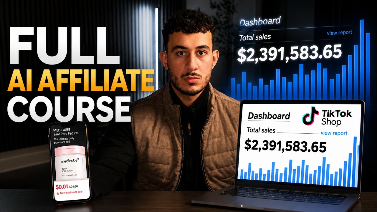How To Start Ai TikTok Shop Affiliate For Beginners in 2026 (FREE COURSE)