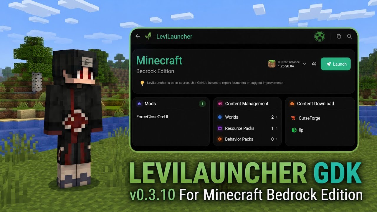 LeviLauncher GDK V0.3.10 For Minecraft Bedrock Edition