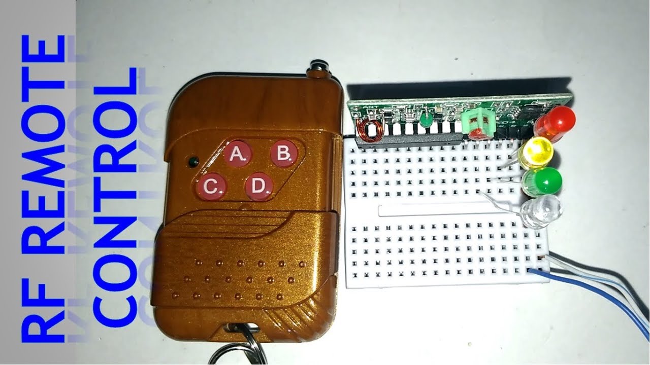 RF Remote Controller and Receiver Testing | 2262 & 2272 IC