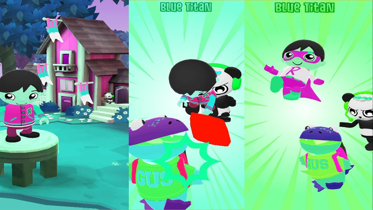 Tag With Ryan Blue Theme Varsity Ryan New Map Backwards Gameplay!!