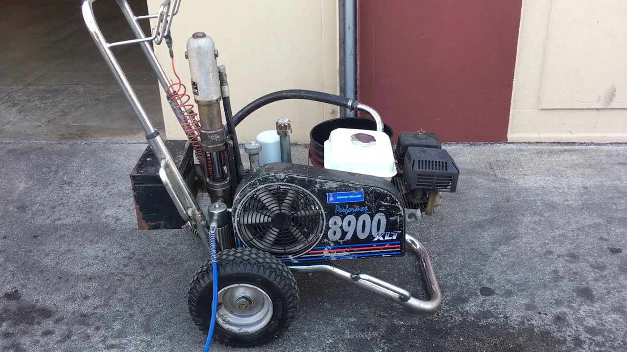 Titan Speeflo Performer 8900 XLT Airless Paint Sprayer Honda Gas GX200 Engine