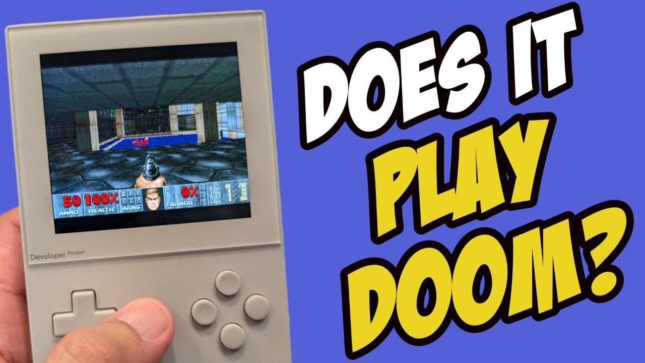YES IT DOES! Analogue Pocket Plays Doom Natively