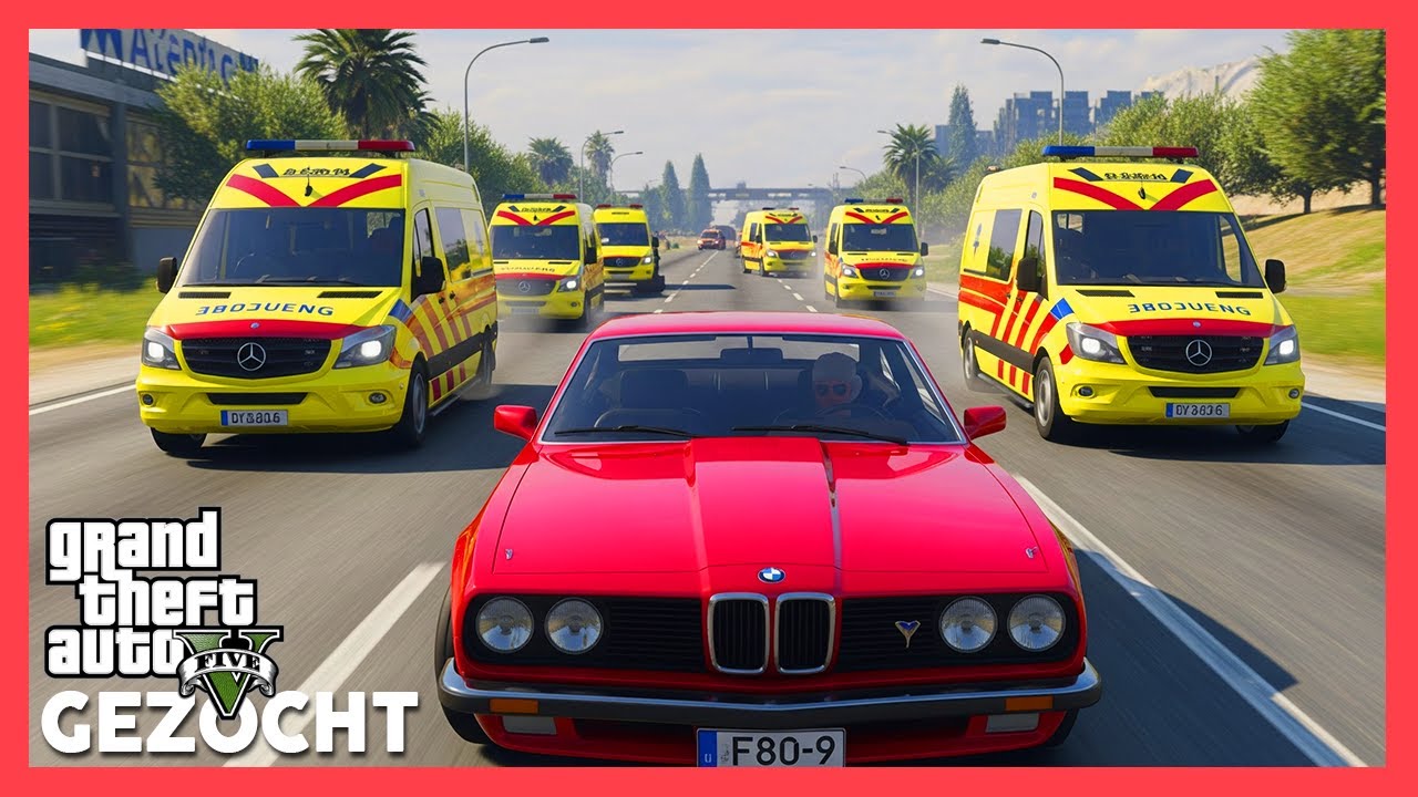GTA V: GEZOCHT #12 - Ambulance Achtervolging