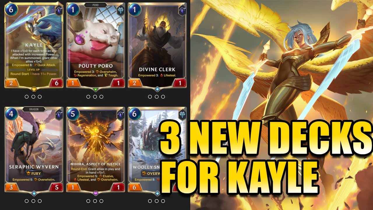 3 Great Kayle Decks To Play In The Runeterra Darkin Finale Expansion