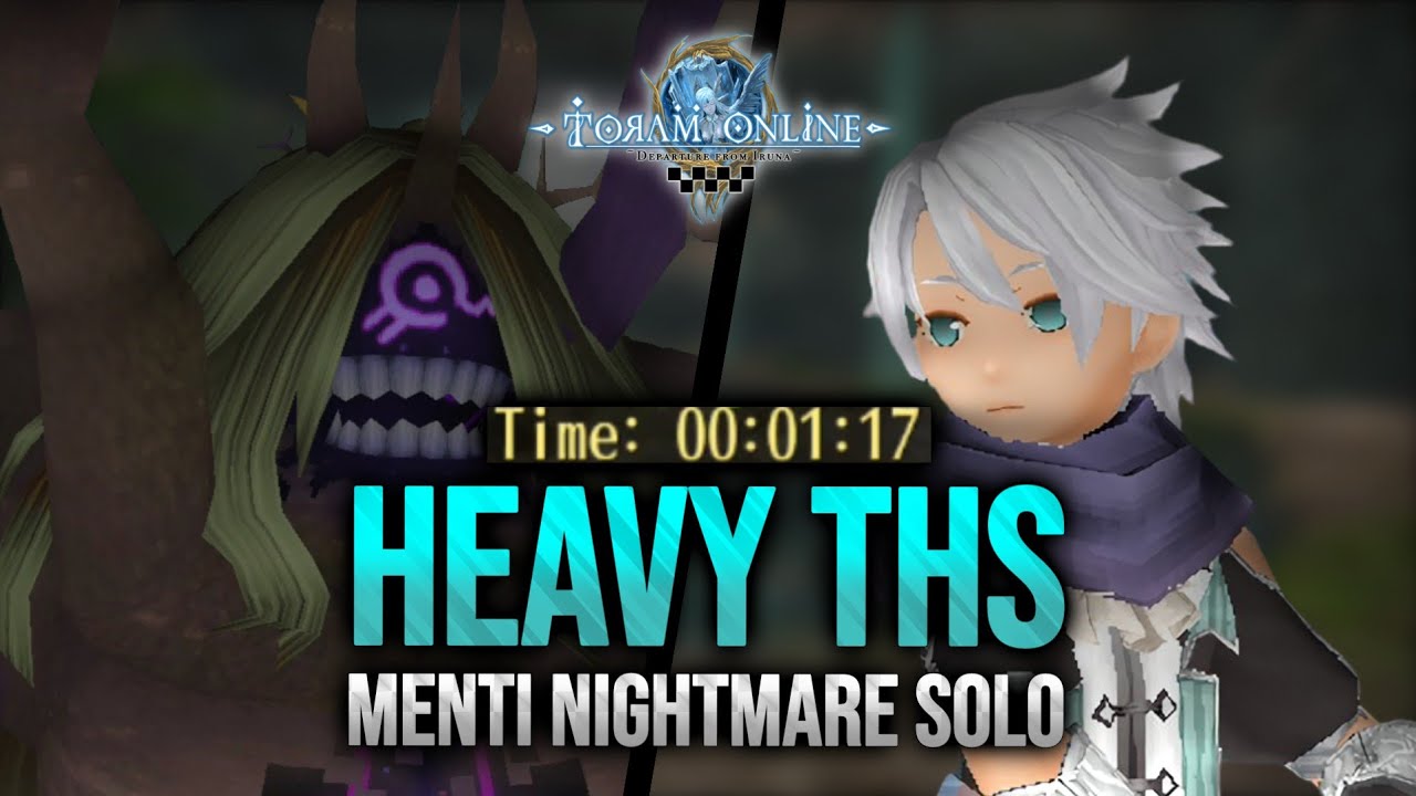 Toram Online | Heavy Armor Semi-Tank THS Solo Menti Nightmare Difficulty