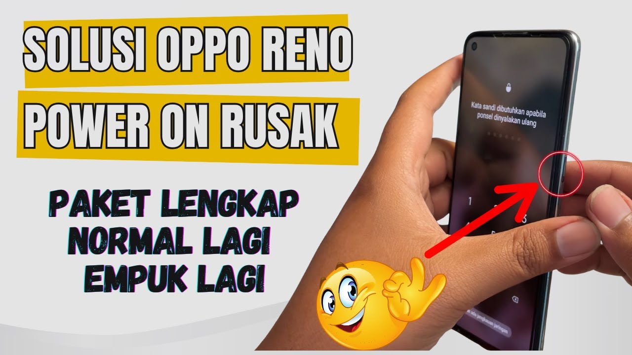 Solusi Tombol Power Oppo Reno Series Mendem atau Macet|| on off Keras & Tidak Berfungsi