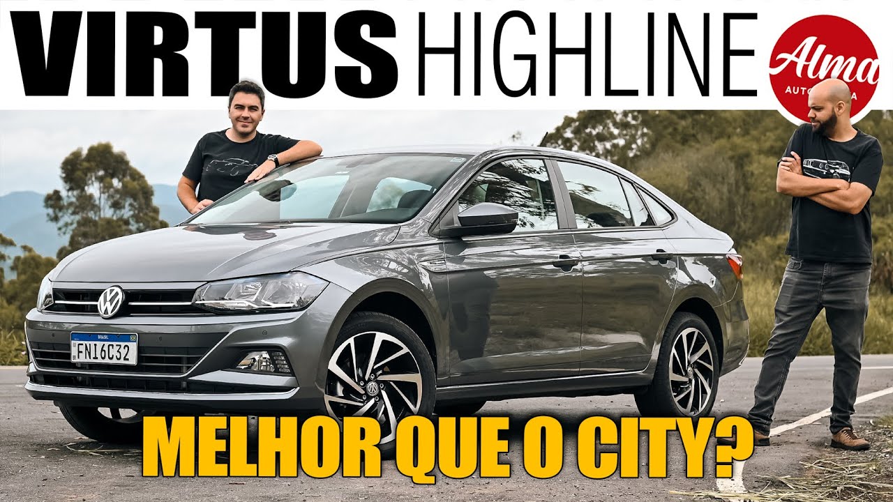 VOLKSWAGEN VIRTUS HIGHLINE - Melhor que o Honda City?