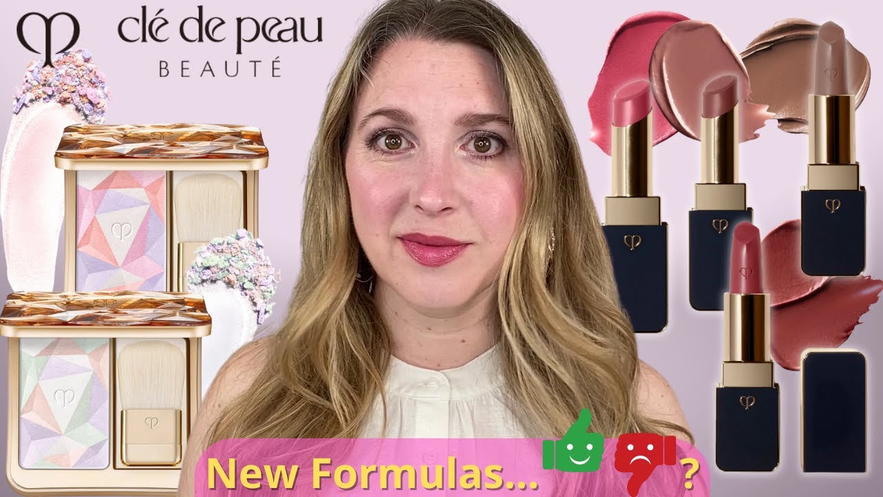 CLE DE PEAU NEW LIPSTICKS & HIGHLIGHTERS | All 4 Lipstick Finishes + Luminizing Face Enhancers