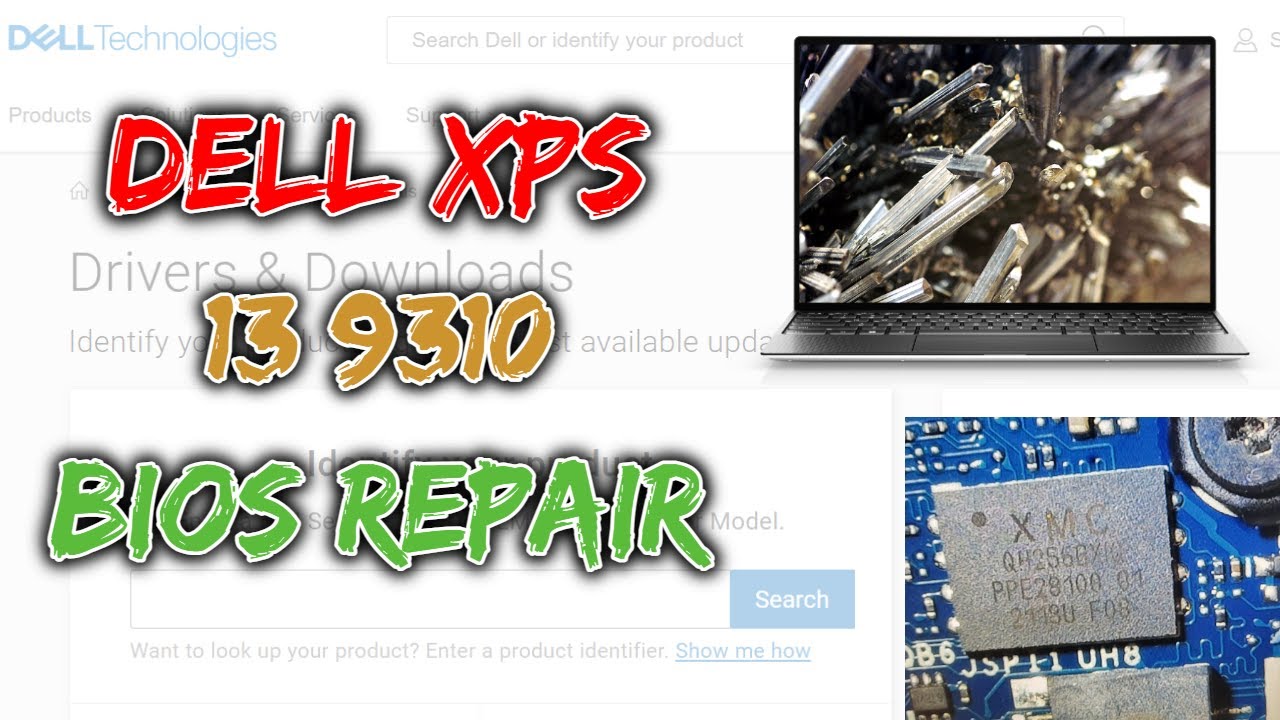 Как исправить поврежденный BIOS на Dell XPS 13 9310