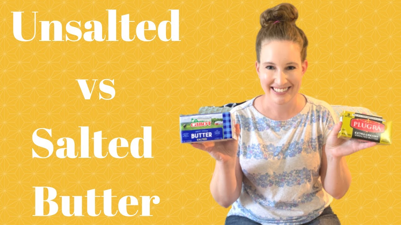 SALTED VS UNSALTED BUTTER: WHICH TO BAKE WITH?